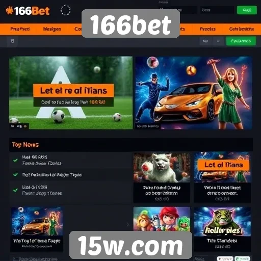 Ofertas e promoções do site 166bet