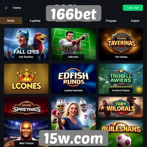 Principais jogos disponíveis na plataforma 166bet